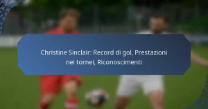 Christine Sinclair: Record di gol, Prestazioni nei tornei, Riconoscimenti
